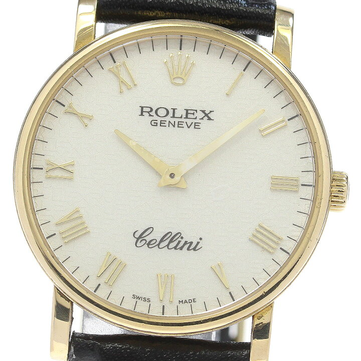 楽天市場】ロレックス ROLEX 5115/8 チェリーニ K18YG cal.1602 手巻き  