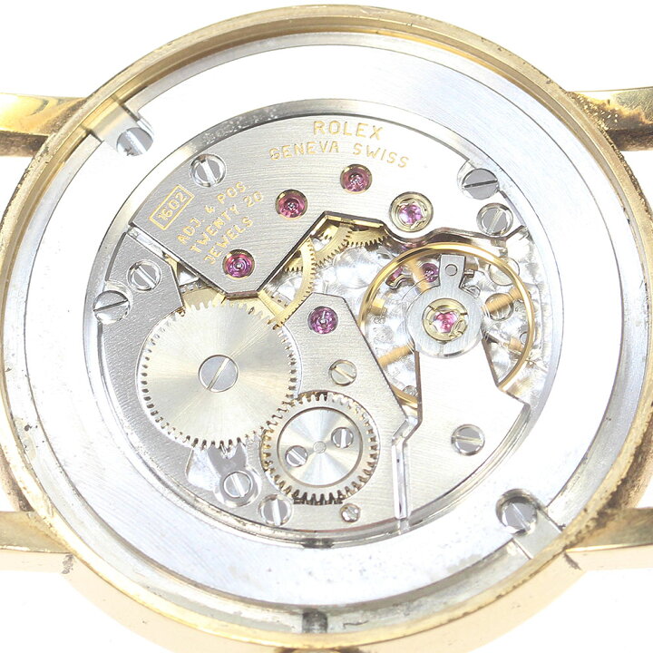 楽天市場】ロレックス ROLEX 5115/8 チェリーニ K18YG cal.1602 手巻き  