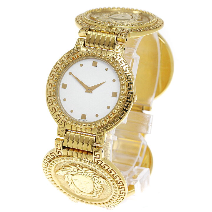 楽天市場】ヴェルサーチ VERSACE 7008001 メデューサ コインウォッチ 