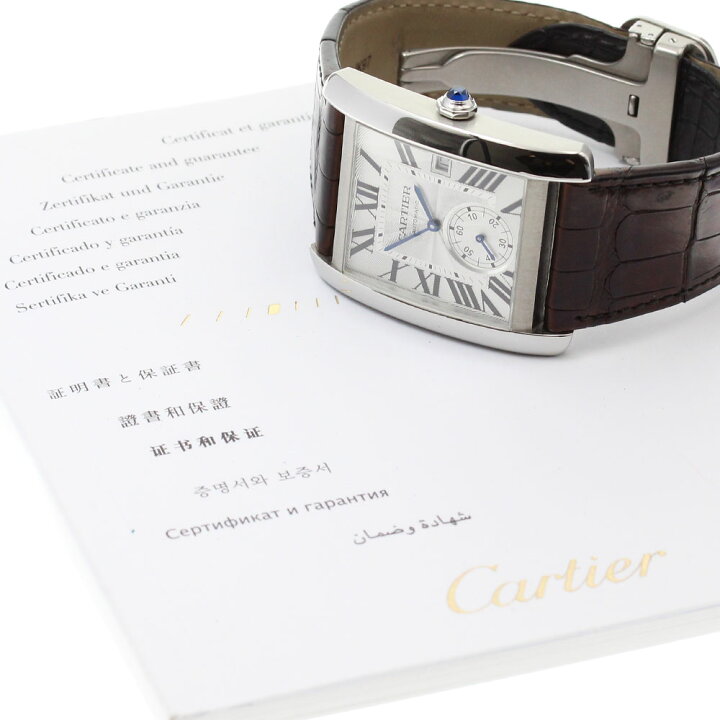 楽天市場】カルティエ CARTIER W5330003 タンクMC スモールセコンド  