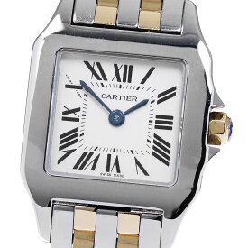 カルティエ CARTIER サントスドゥモアゼルSM SS/YG クォーツ レディース _837149【中古】