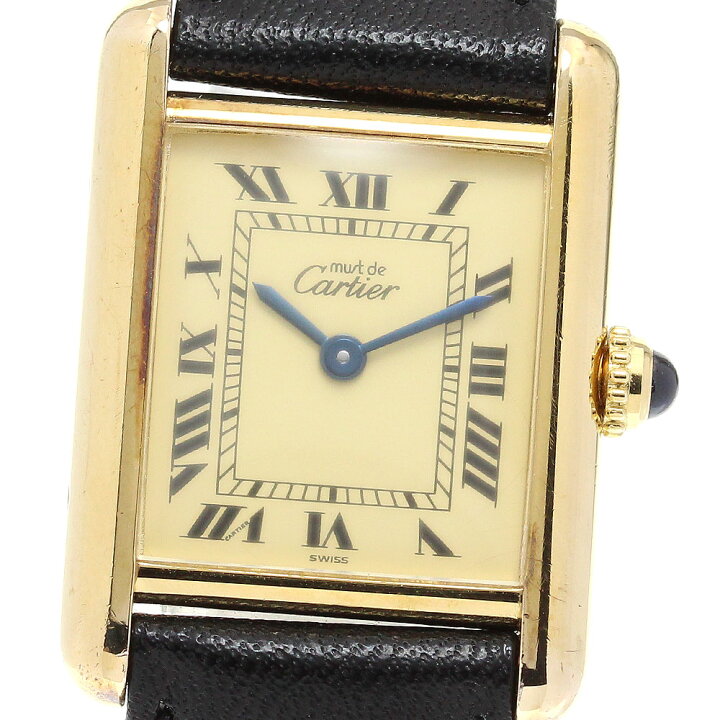 楽天市場】カルティエ CARTIER W1003153 マストタンク SM クォーツ  