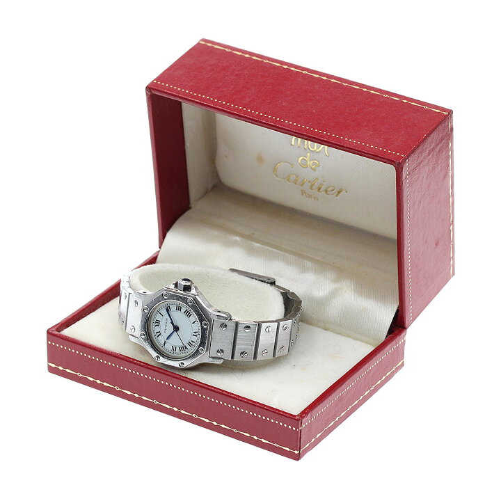 楽天市場】カルティエ CARTIER サントスオクタゴンSM 自動巻き  
