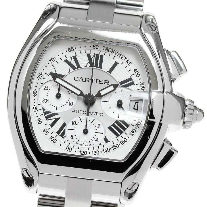 楽天市場】カルティエ CARTIER W62006X6 ロードスターLM クロノグラフ 