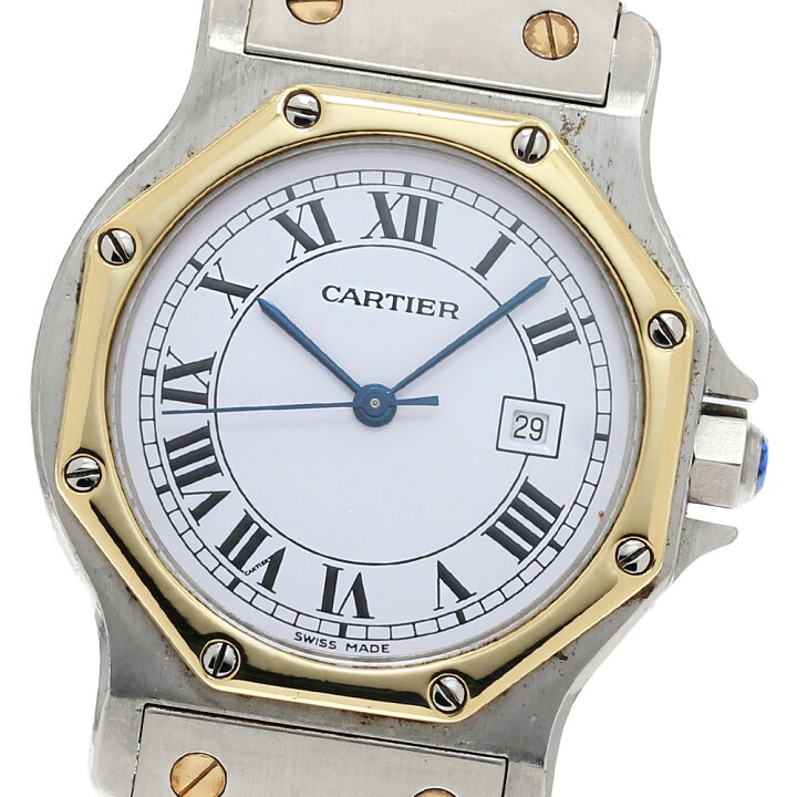 楽天市場】カルティエ CARTIER 81037288 サントスオクタゴンLM デイト  