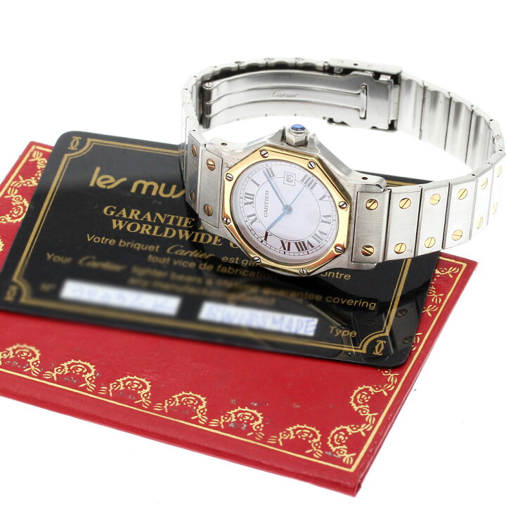楽天市場】カルティエ CARTIER 81037288 サントスオクタゴンLM デイト  