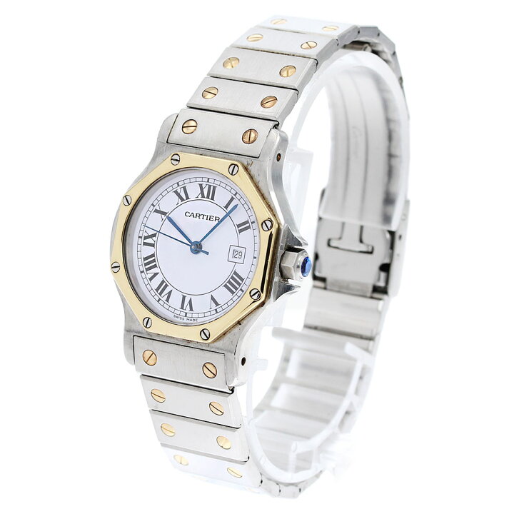 楽天市場】カルティエ CARTIER 81037288 サントスオクタゴンLM デイト  