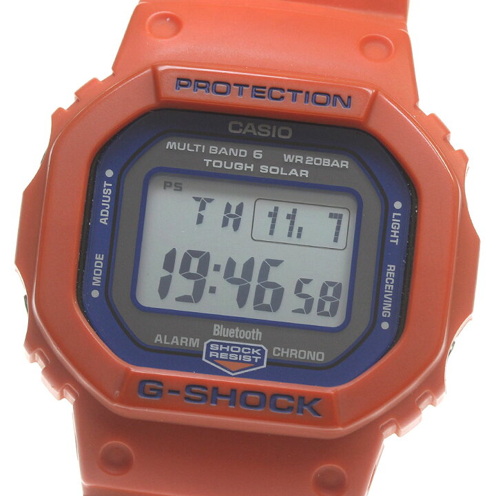 楽天市場】カシオ CASIO GW-B5600FB-4JR G-SHOCK 神戸市消防局 救助隊  