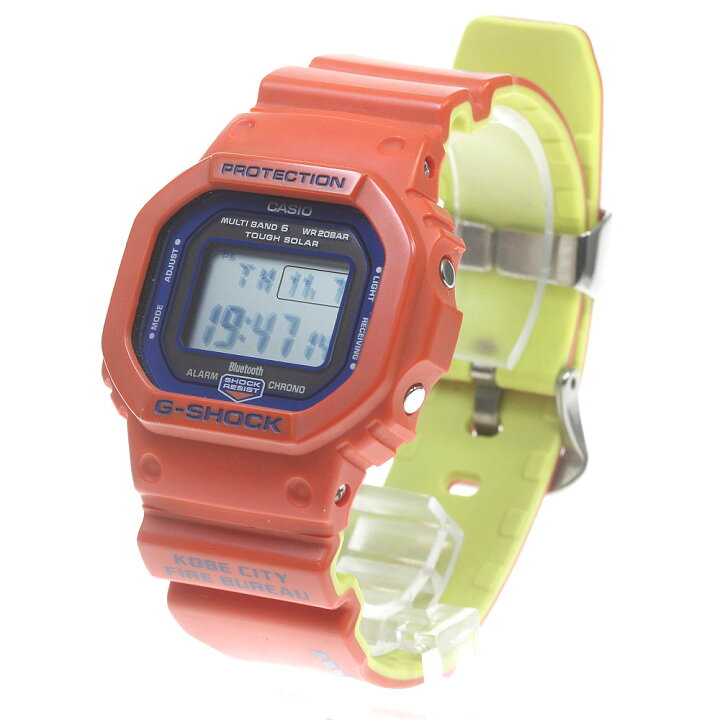 楽天市場】カシオ CASIO GW-B5600FB-4JR G-SHOCK 神戸市消防局 救助隊  