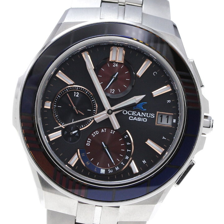 楽天市場】カシオ CASIO OCW-S5000D-1AJF オシアナス マンタ 江戸切子 