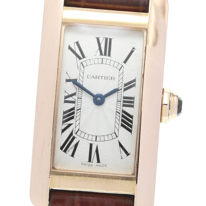 楽天市場】カルティエ CARTIER W2607456 タンクアメリカンSM K18PG  