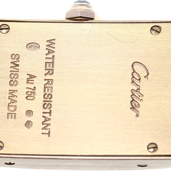 楽天市場】カルティエ CARTIER W2607456 タンクアメリカンSM K18PG  