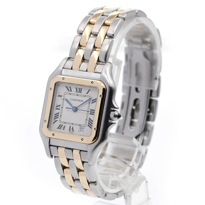 楽天市場】カルティエ CARTIER 83083242 パンテールMM 2ロウ クォーツ
