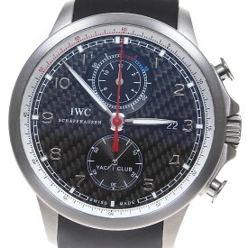 ジャンク IWC IWC SCHAFFHAUSEN IW390212 ポルトギーゼ ヨットクラブ ボルボ・オーシャンレース 自動巻き メンズ 保証書付き_842244【中古】