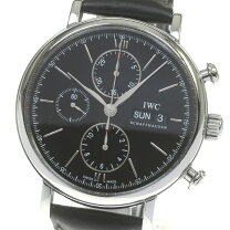 楽天市場】iwc ポートフィノ（文字盤カラーブラック）（メンズ腕時計  