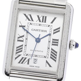 カルティエ CARTIER W5200028 タンクソロ XL デイト 自動巻き メンズ _845761【中古】