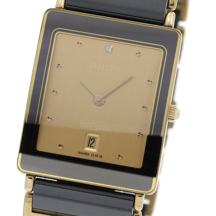 楽天市場】ラドー RADO 160.0281.3 ダイアスター 1Pダイヤ クォーツ  