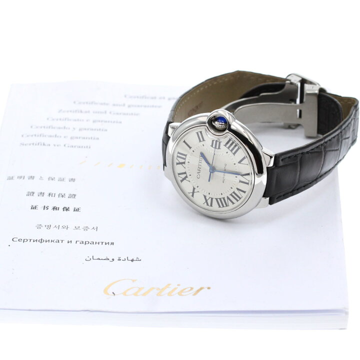 楽天市場】カルティエ CARTIER W69017Z4 バロンブルー 36mm 自動巻き  
