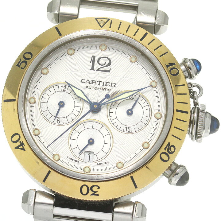 楽天市場】訳あり カルティエ CARTIER W31036T6 パシャ38mm コンビ 