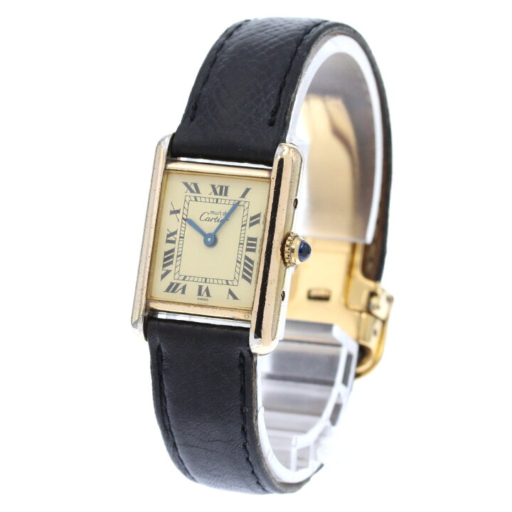 楽天市場】カルティエ CARTIER W1003154 マストタンク SM クォーツ  