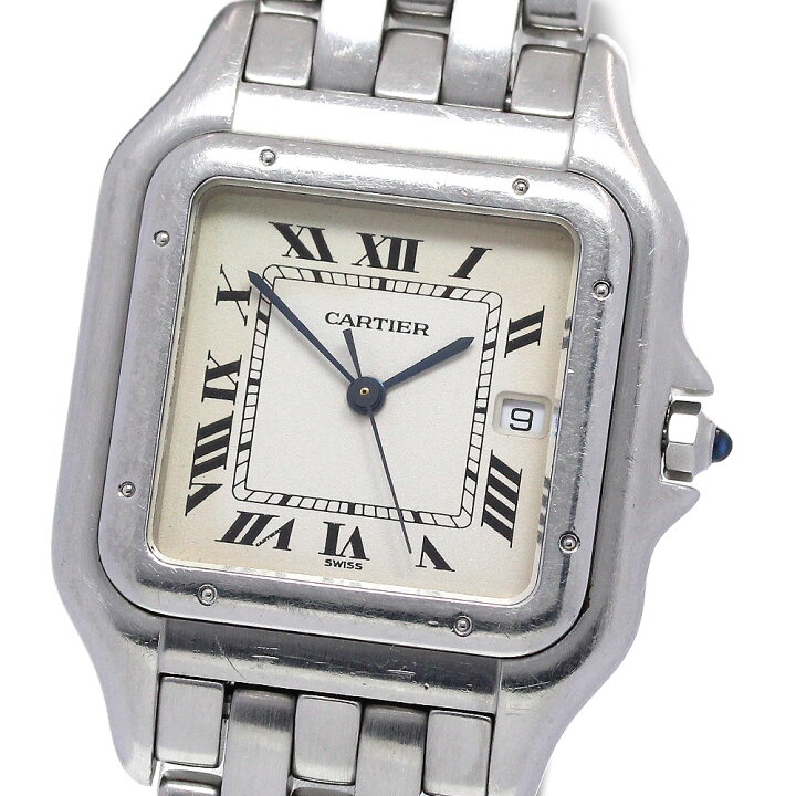 楽天市場】カルティエ CARTIER パンテールLM デイト クォーツ メンズ  
