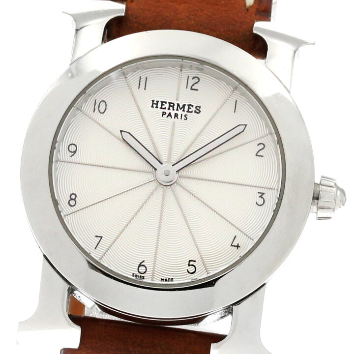 楽天市場】エルメス HERMES HR1.210 Hウォッチ ロンド クォーツ  