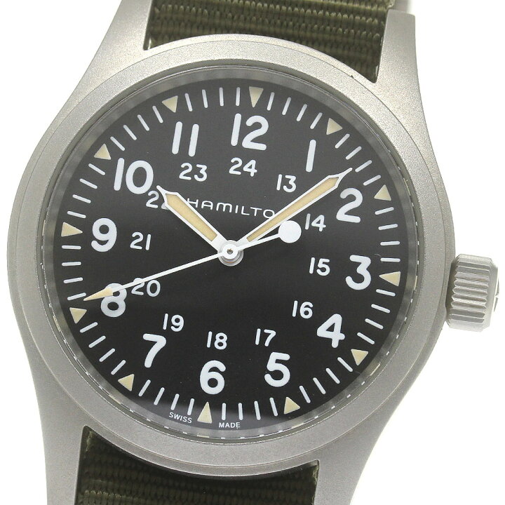楽天市場】ハミルトン HAMILTON H694390 カーキ フィールド メカニカル  