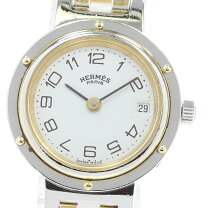 楽天市場】エルメス クリッパー デイト アイボリー文字盤の通販 