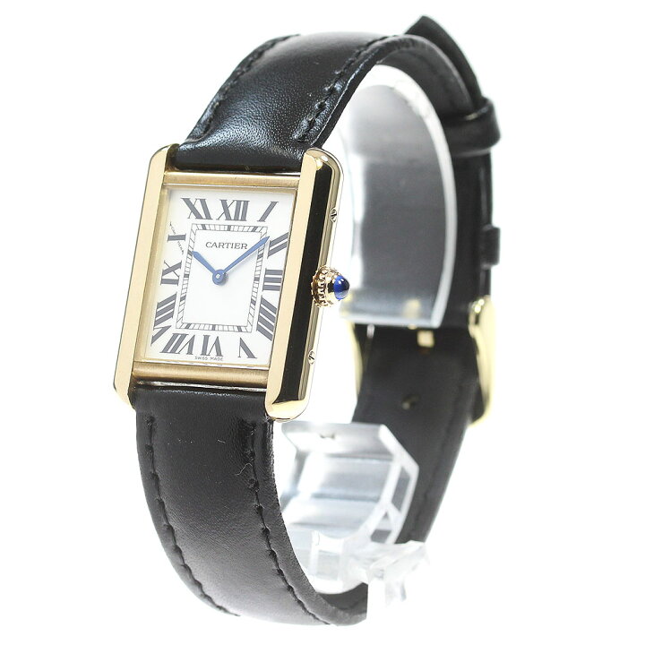 楽天市場】カルティエ CARTIER W5200002 タンクソロ SM K18YGベゼル  