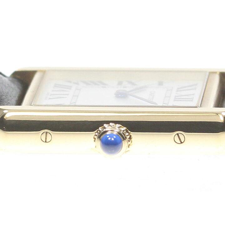 楽天市場】カルティエ CARTIER W5200002 タンクソロ SM K18YGベゼル  