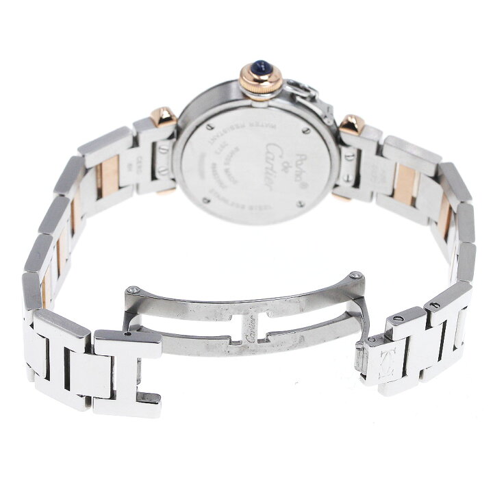 楽天市場】カルティエ CARTIER WJ124020 ミスパシャ 8Pダイヤ クォーツ  