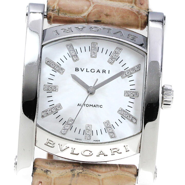 楽天市場】ブルガリ BVLGARI AA44S アショーマ デイト ダイヤ  