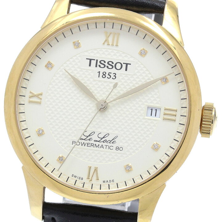 楽天市場】ティソ TISSOT T006407 ル・ロックル 8Pダイヤ デイト 自動  