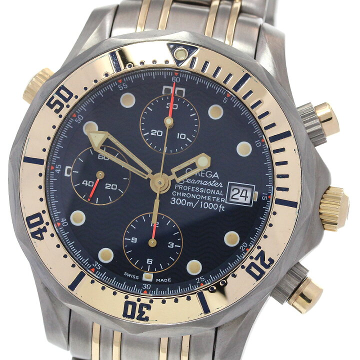 楽天市場】オメガ OMEGA 2297.80 シーマスター300 クロノグラフ YG  