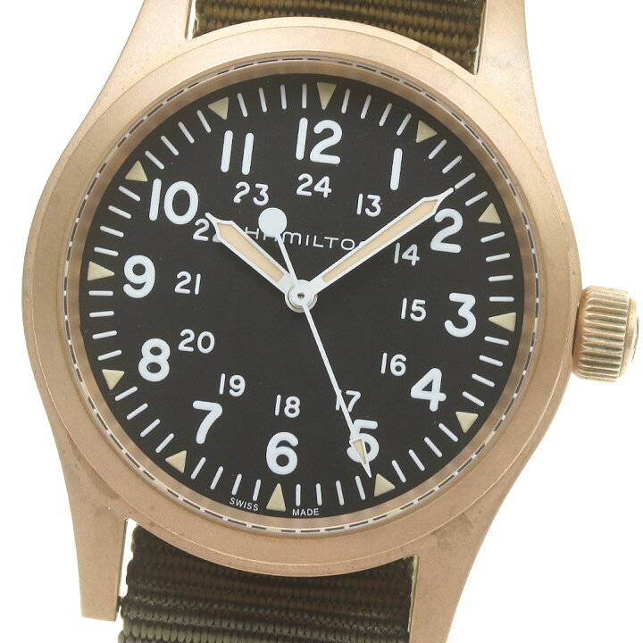 楽天市場】ハミルトン HAMILTON H694590 カーキフィールド メカニカル  
