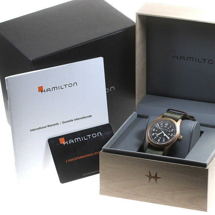 楽天市場】ハミルトン HAMILTON H694590 カーキフィールド メカニカル  