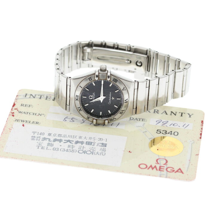 オメガ OMEGA 1572.40 コンステレーション クォーツ レディース 保証書  