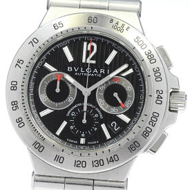 ブルガリ BVLGARI DP42SCH ディアゴノプロフェッショナル クロノグラフ デイト 自動巻き メンズ _868675【中古】