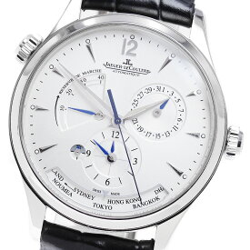 ジャガー・ルクルト JAEGER-LECOULTRE 176.8.29.S/Q1428421 マスタージオグラフィーク パワーリザーブ GMT 自動巻き メンズ _869642【中古】