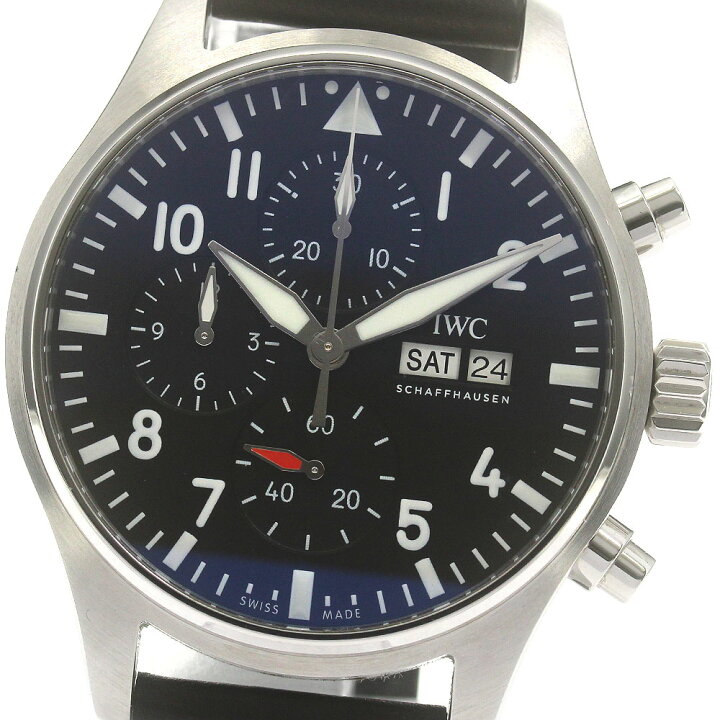 楽天市場】IWC IWC SCHAFFHAUSEN IW378001 パイロットウォッチ クロノ 