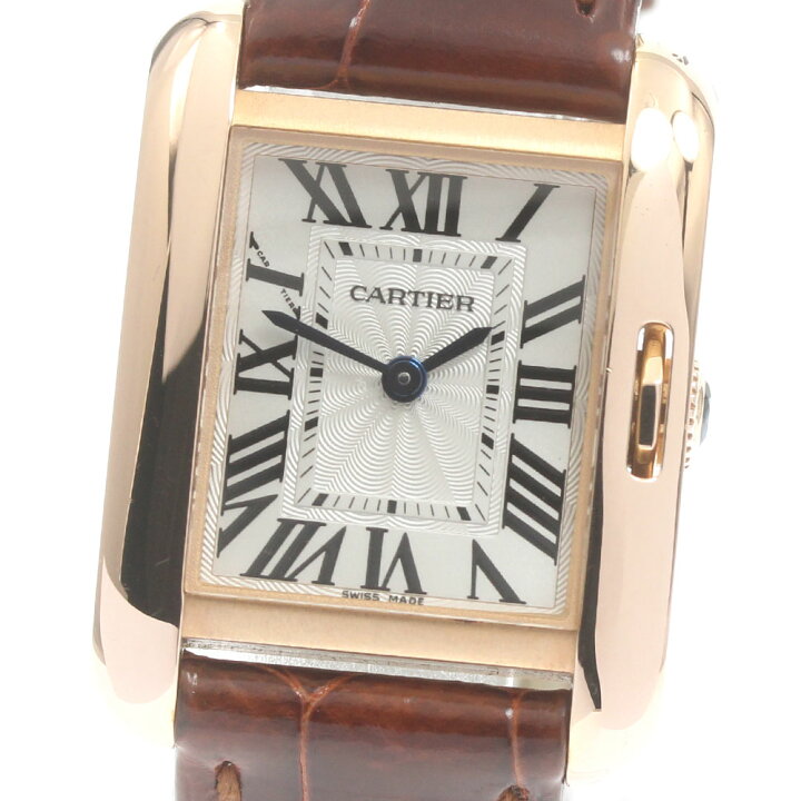 楽天市場】カルティエ CARTIER W5310027 タンクアングレーズSM K18PG  