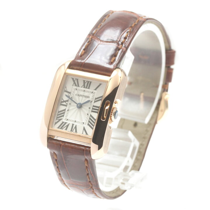 楽天市場】カルティエ CARTIER W5310027 タンクアングレーズSM K18PG  