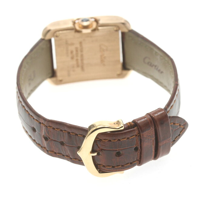 楽天市場】カルティエ CARTIER W5310027 タンクアングレーズSM K18PG  