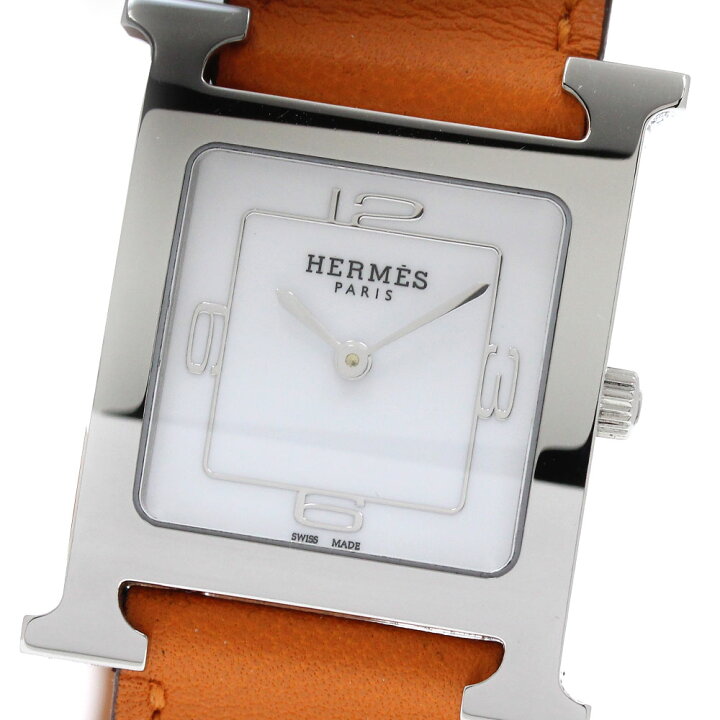 楽天市場】エルメス HERMES HH1.510 Hウォッチ ドゥブルトゥール  