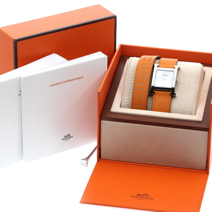 楽天市場】エルメス HERMES HH1.510 Hウォッチ ドゥブルトゥール  