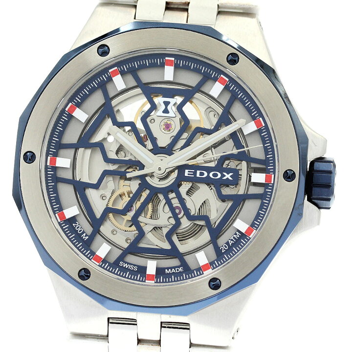 楽天市場】エドックス EDOX 85303-357BUCAB-BUIRB デルフィン メカノ  