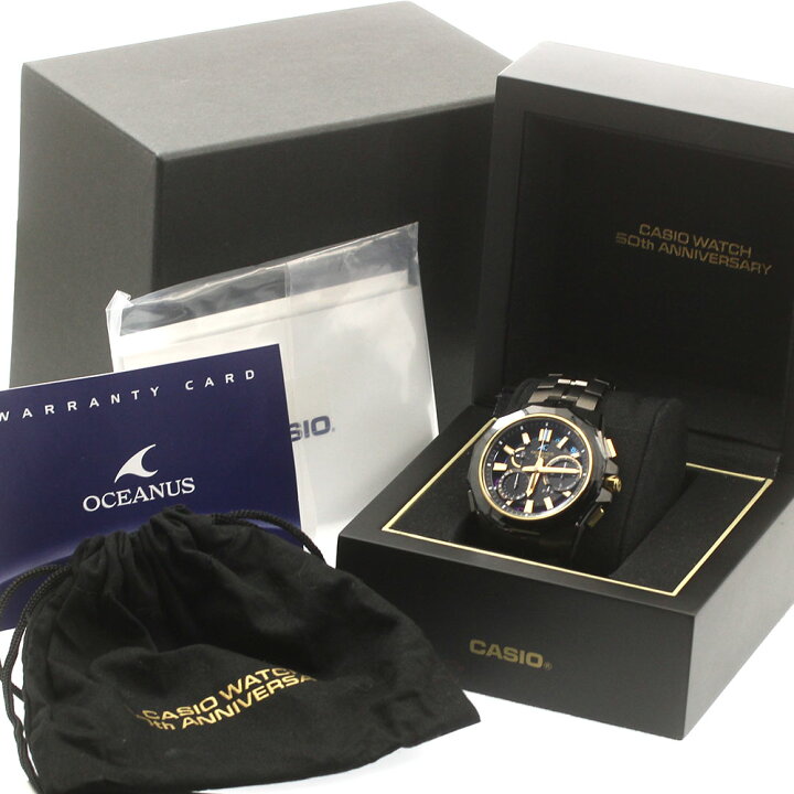 楽天市場】カシオ CASIO OCW-SG1000ZE-1AJR オシアナス 50周年記念 
