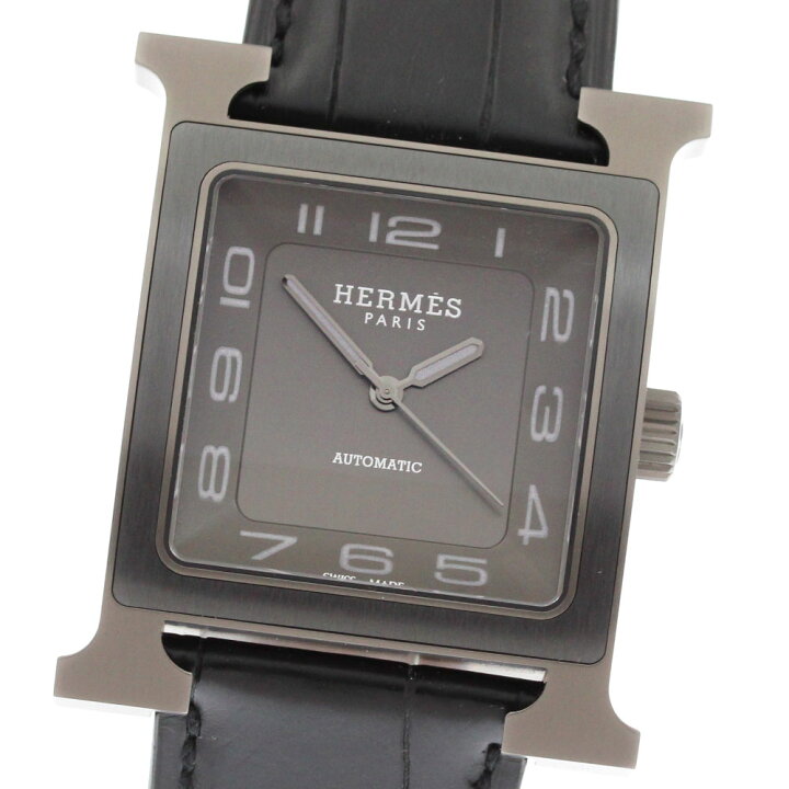 楽天市場】エルメス HERMES HH5.841c Hウォッチ 自動巻き メンズ 極美