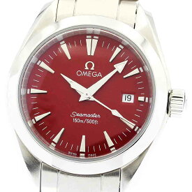 オメガ OMEGA 2577.60 シーマスター アクアテラ 丸井限定 クォーツ レディース _864573【ev15】【中古】
