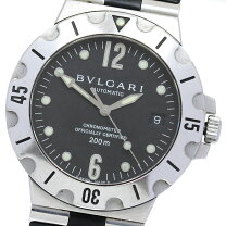 楽天市場】ブルガリ ディアゴノ スクーバ SD38S ラバー 自動巻き  